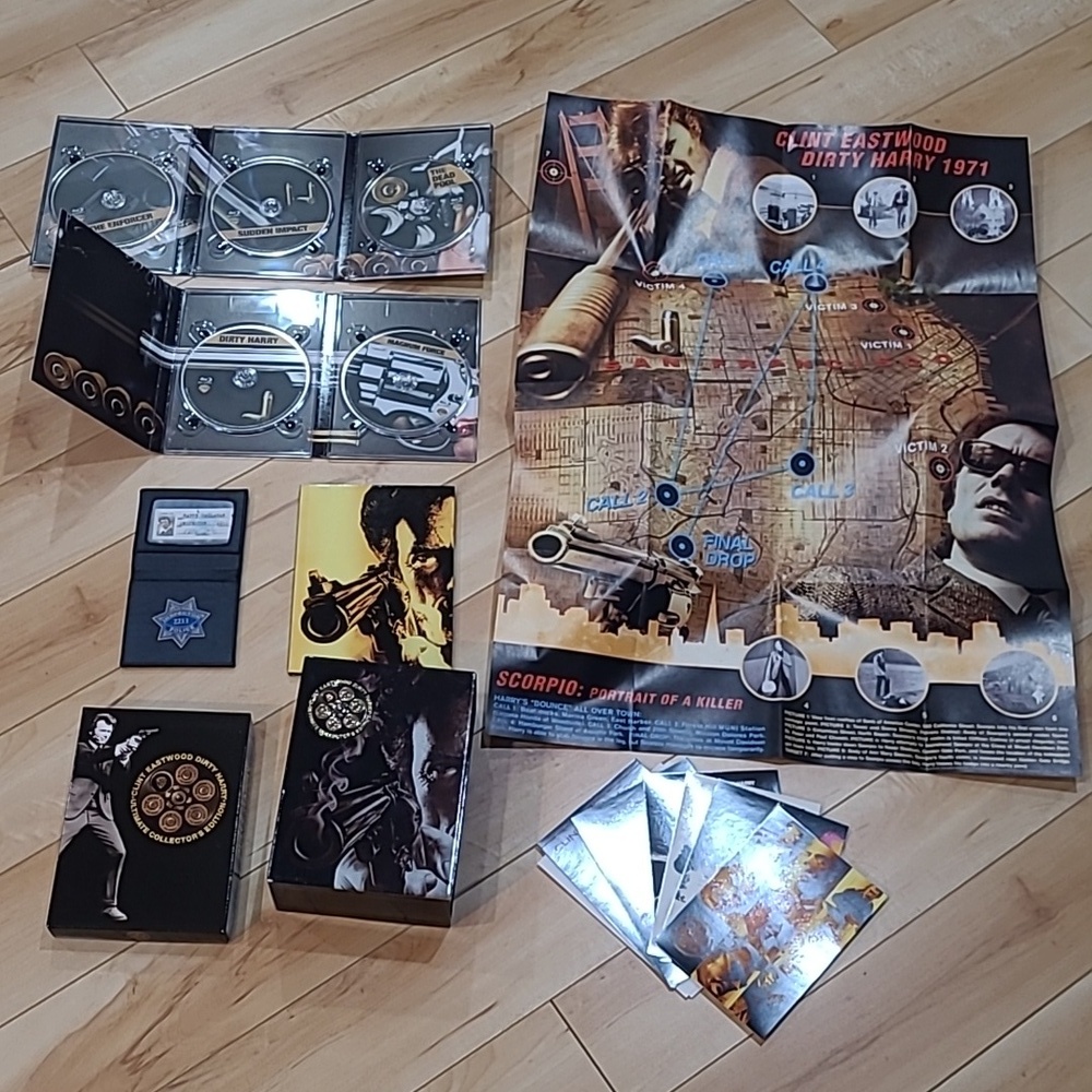 Clint Eastwood Dirty Harry Ultimate Collector's Edition dvds